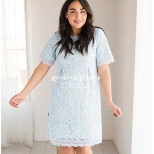 Last Chance Before Donating on 12/1! MIKAROSE Baby Blue Lace Dress